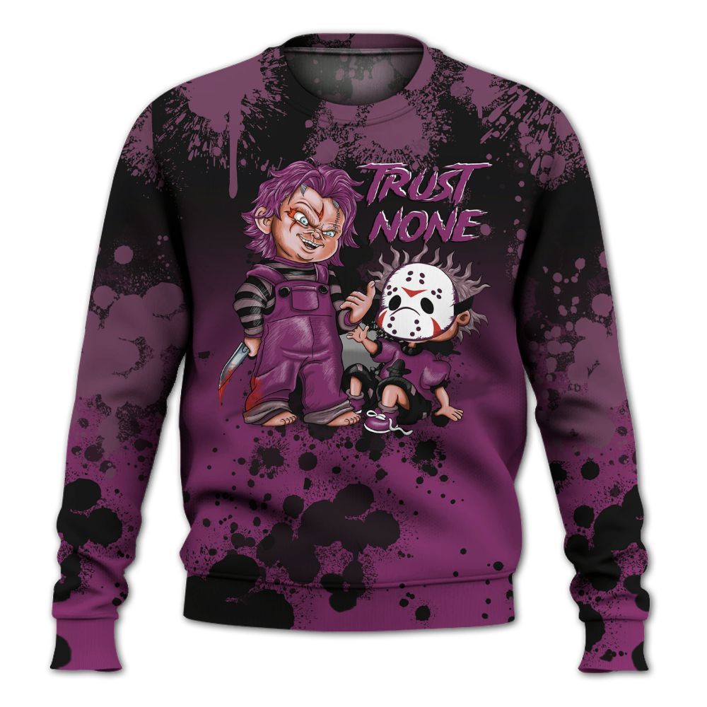 Sweatshirt To Match Air Max Sunder Gore Tex Bold Berry - Trust No One Scary All Over Print