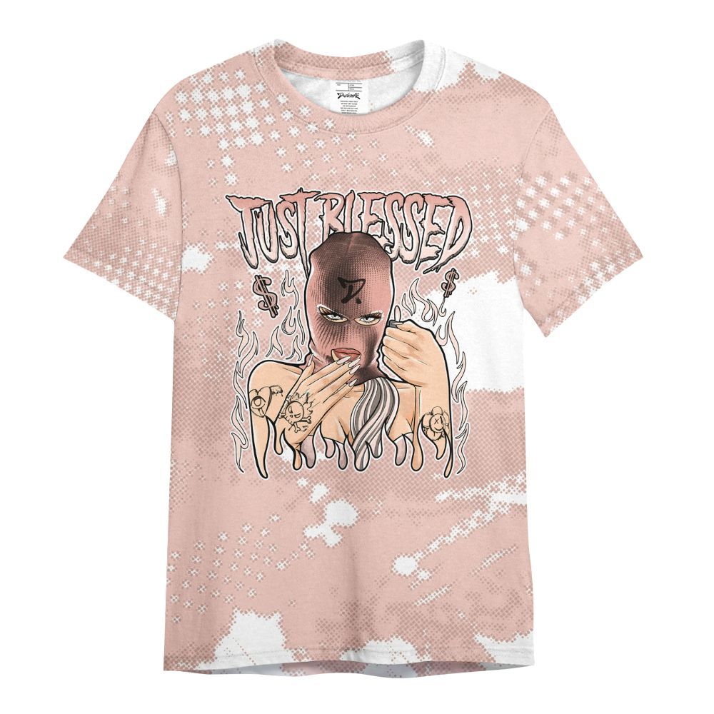 Shirt To Match Low Legend Pink 11s - Blessed!! Smoke Dot All Over Print