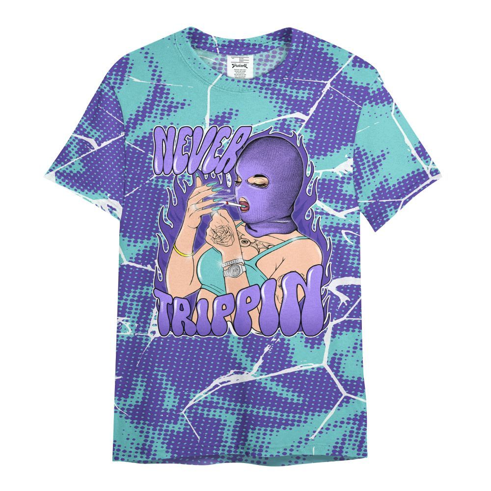 Shirt To Match Low Hornets 1s - Ne'er Trippin' Unique Crack All Over Print