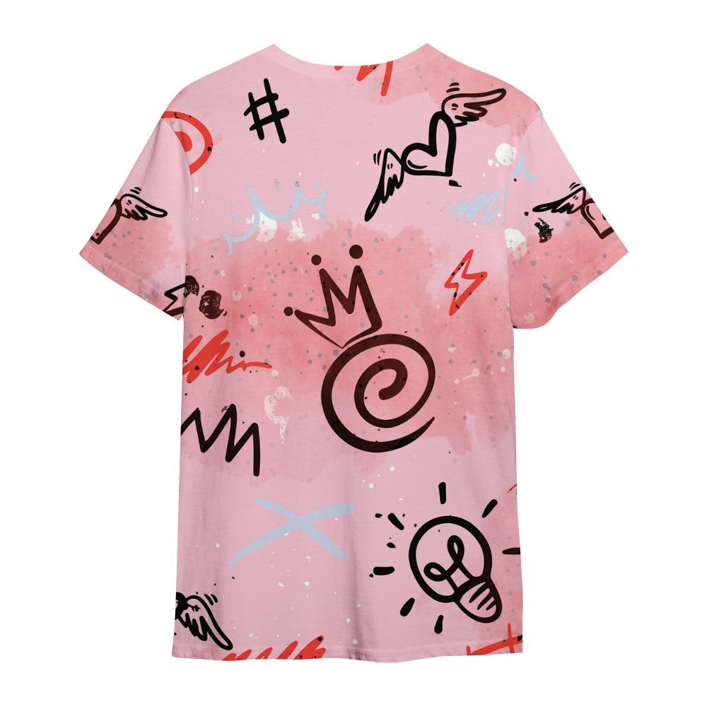 Shirt To Match Retro Awake Arctic Pink - Drip Been Di2ferent All Over Print