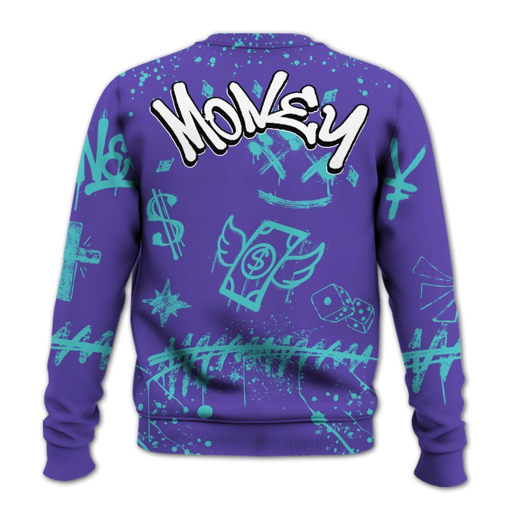 Sweatshirt To Match Low Hornets 1s - Everybody Paid In Full Crayon All Over Print