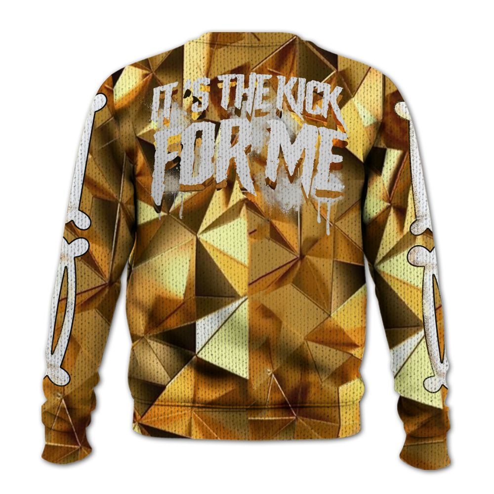 Knitted Sweater To Match NET Gold 4s - It's The Kick For Me