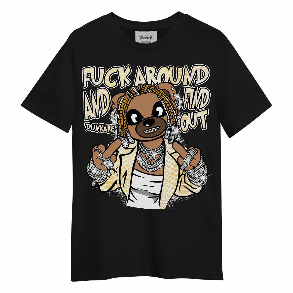 Shirt To Match Low Yellow Python 11s - F#ck Around Bear Bear Unisex Shirt