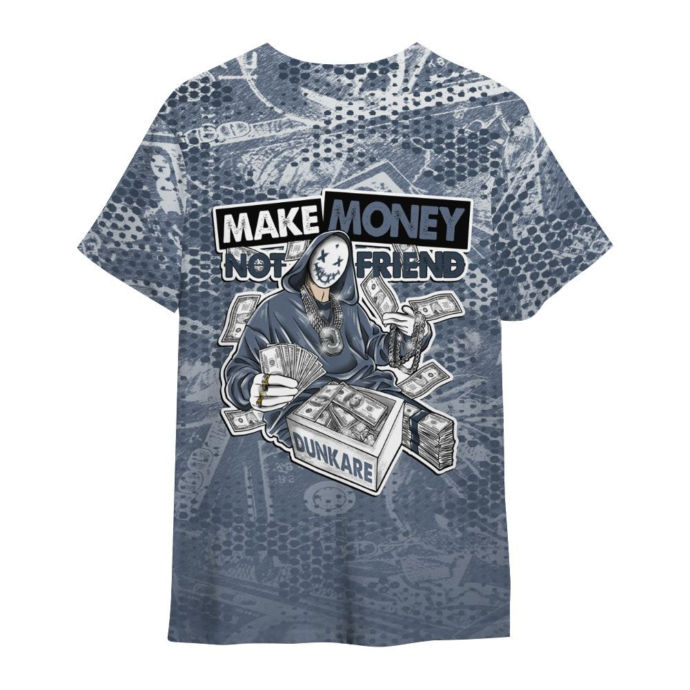 Shirt To Match Low Diffused Blue 11s - Make Moneys Unique All Over Print
