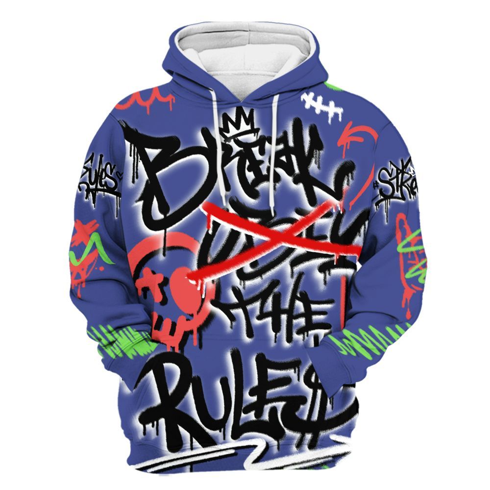 Hoodie To Match KD 4 Nerf - Break Rules Streetwear All Over Print