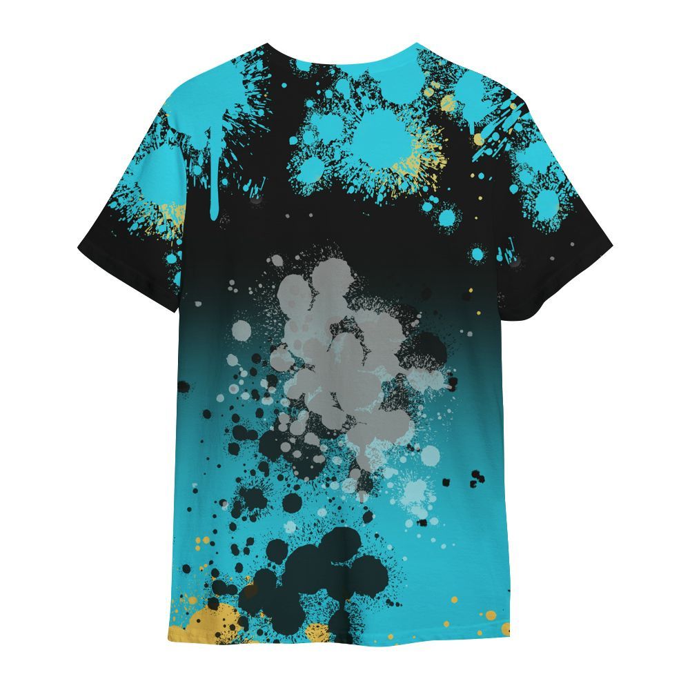Shirt To Match Retro Gamma Blue 11s - God Blessed Ink Drip All Over Print