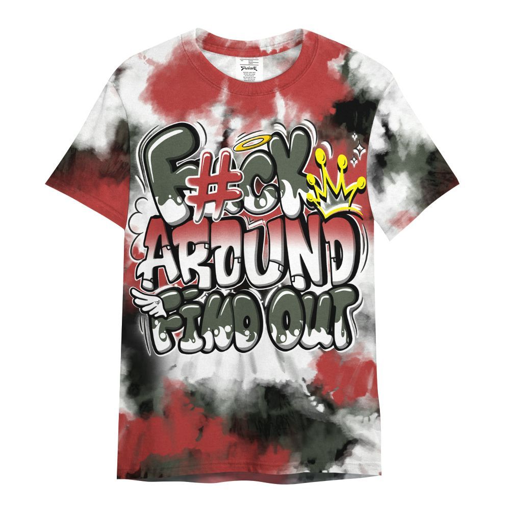 Shirt To Match Air Force 1 Low Year Of The Snake Shirt, Tie Dye FK Around Find Out All Over Print