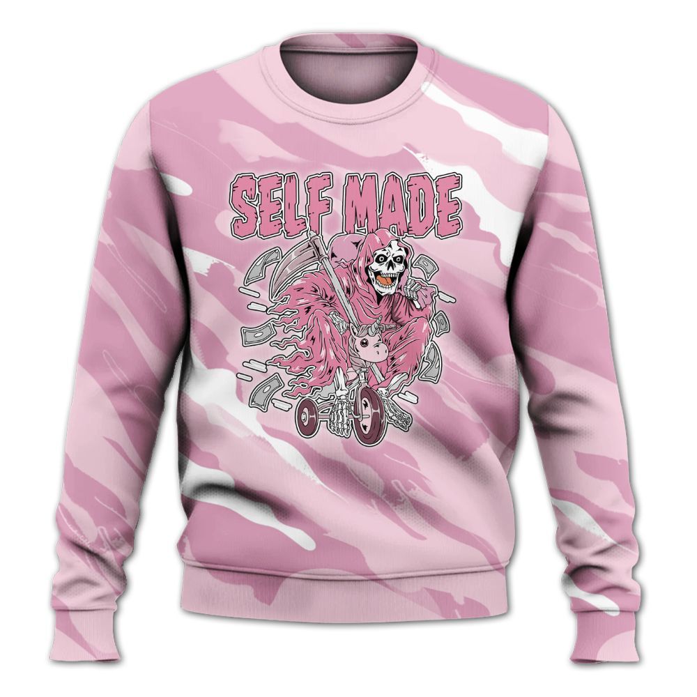 Sweatshirt To Match Orchid 4s - Self Make Skeleton Colored All Over Print