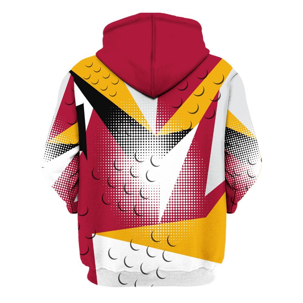 Hoodie To Match Cardinal 7s - Poly Custom Name Number 23 5s All Over Print