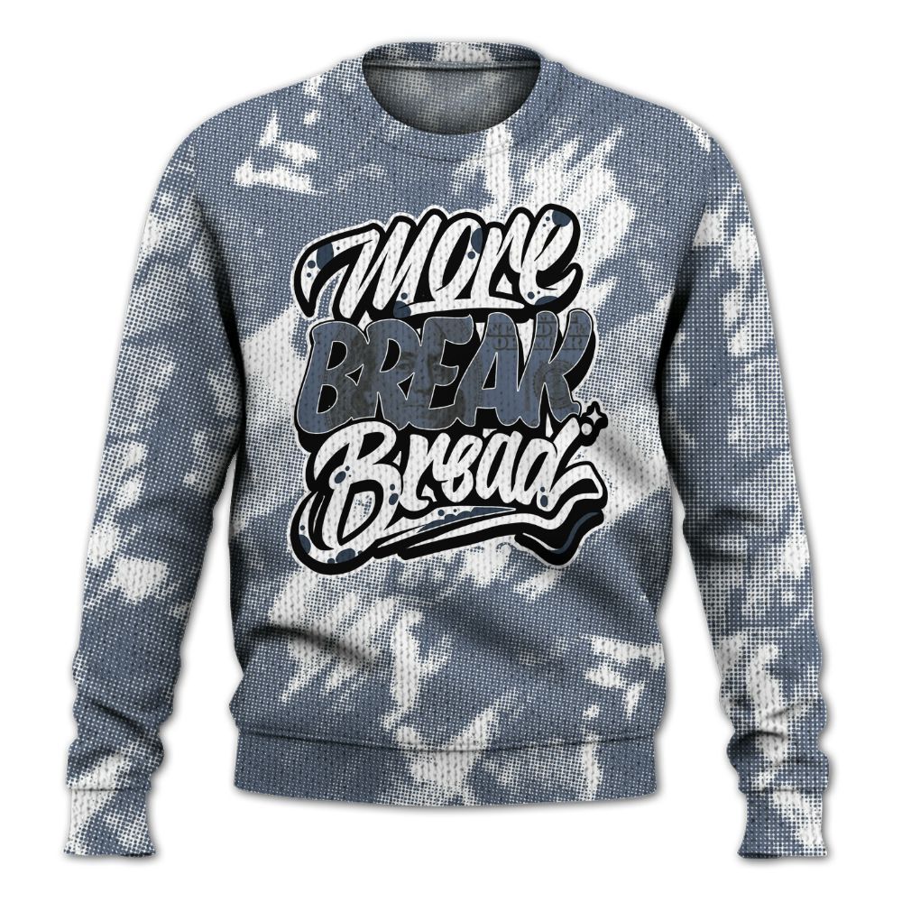 Knitted Sweater To Match Low Diffused Blue 11s - More Break Shirt Unisex Oufit