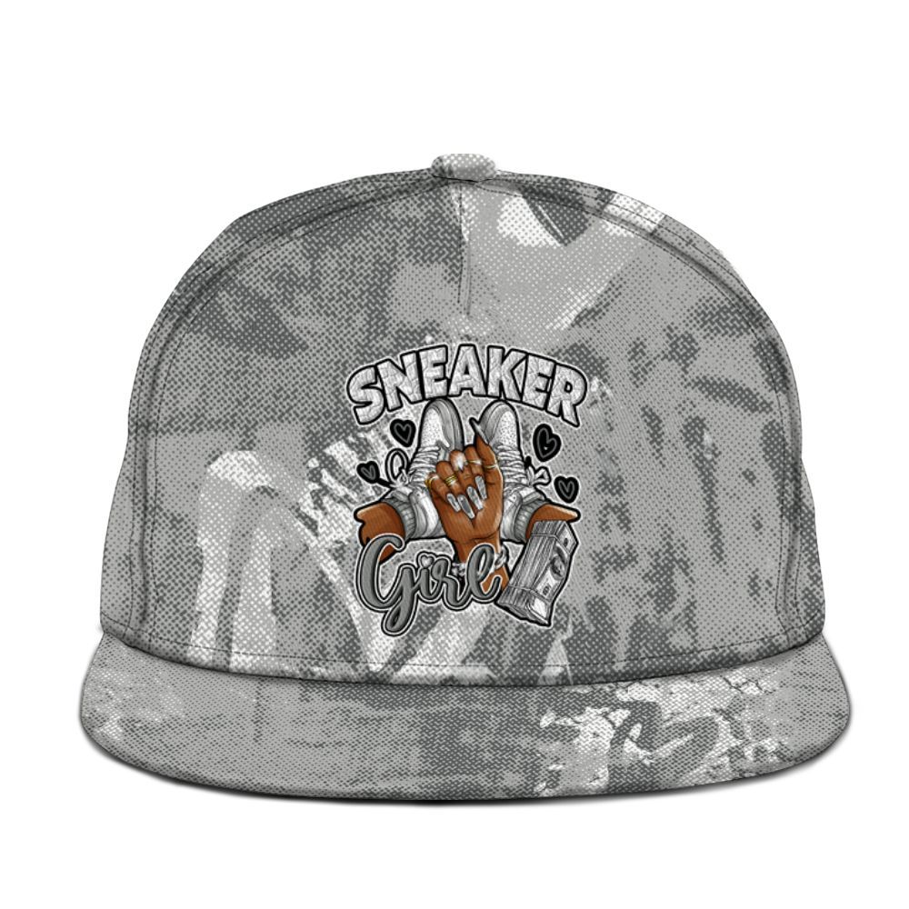 Snapback To Match Retro Wet Cement 4s - Sneakerz Girlz Heart Grunge Graphic