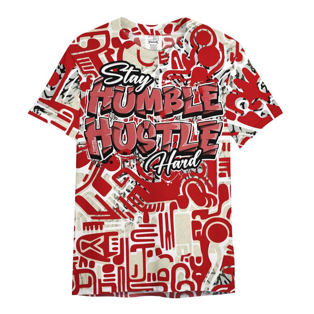 Shirt To Match Cement Grey 3s - Humble Hustle Retro All Over Print