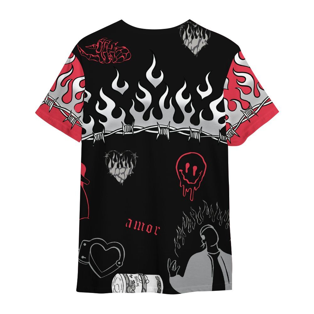 Shirt To Match Black Cement 3s - Snake Trust No One All Over Print