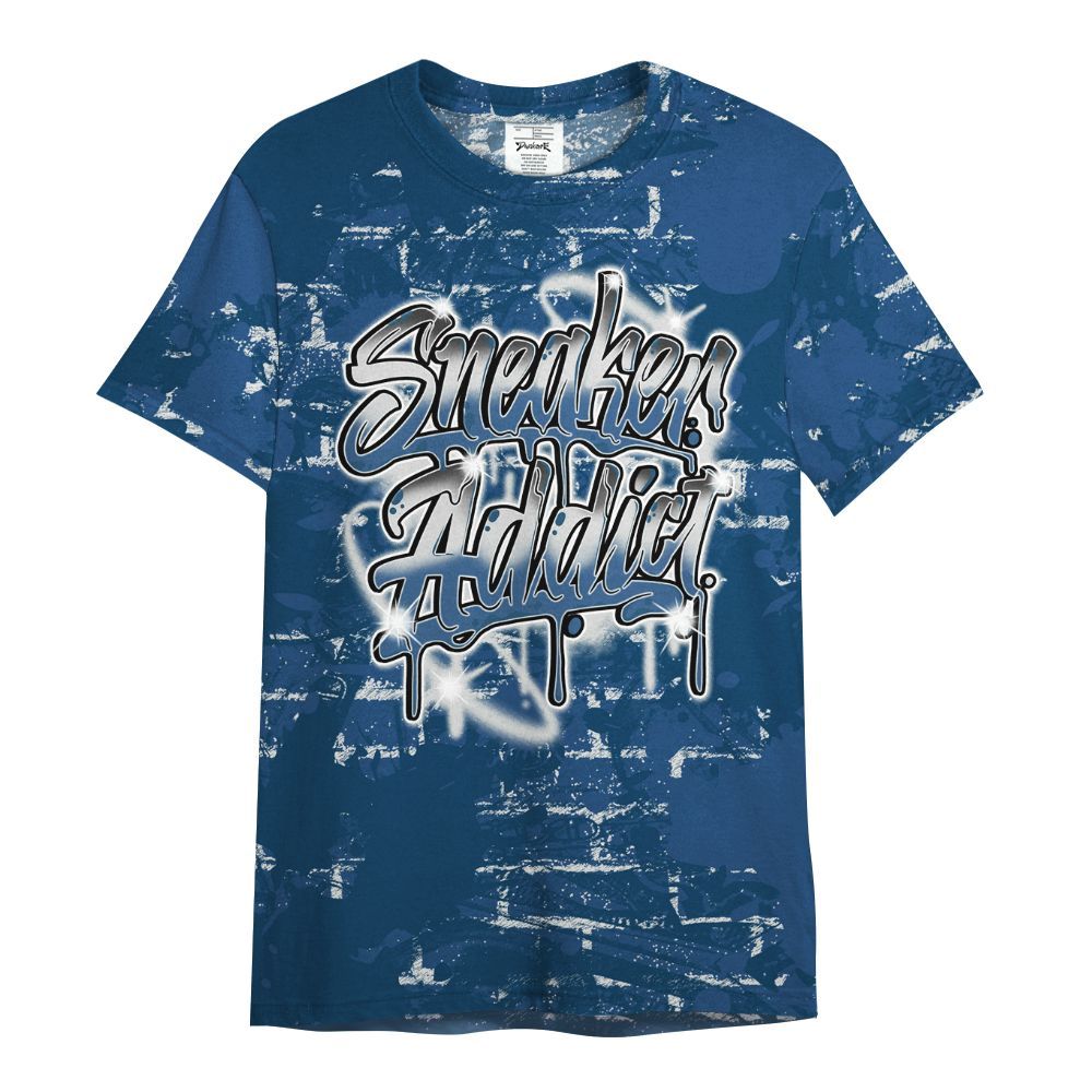 Shirt To Match High OG Midnight Navy 1s - Addiction Sneakers Graphic Street Art All Over Print