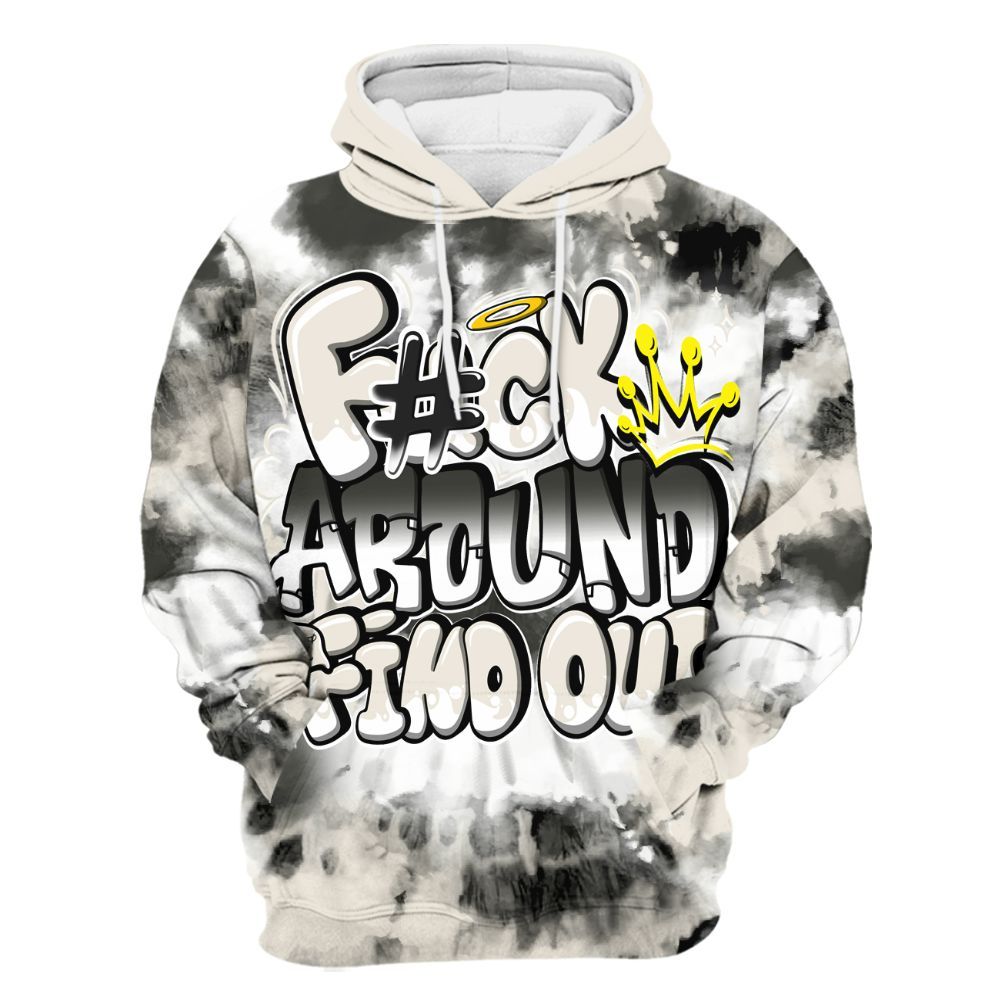 Hoodie To Match Air Max Plus Moonlight Swarovski - Tie Dye FK Around Find Out All Over Print