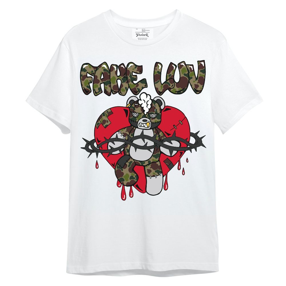 Shirt To Match Air Max 90 Duck Camo Red - False Romance Hugz Unisex Shirt