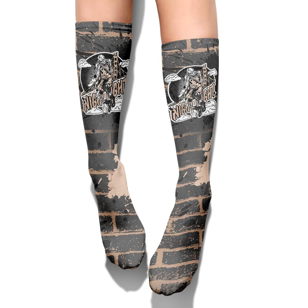 Sock To Match Kobe 9 EM Mamba - Seeya Skeleton Brick