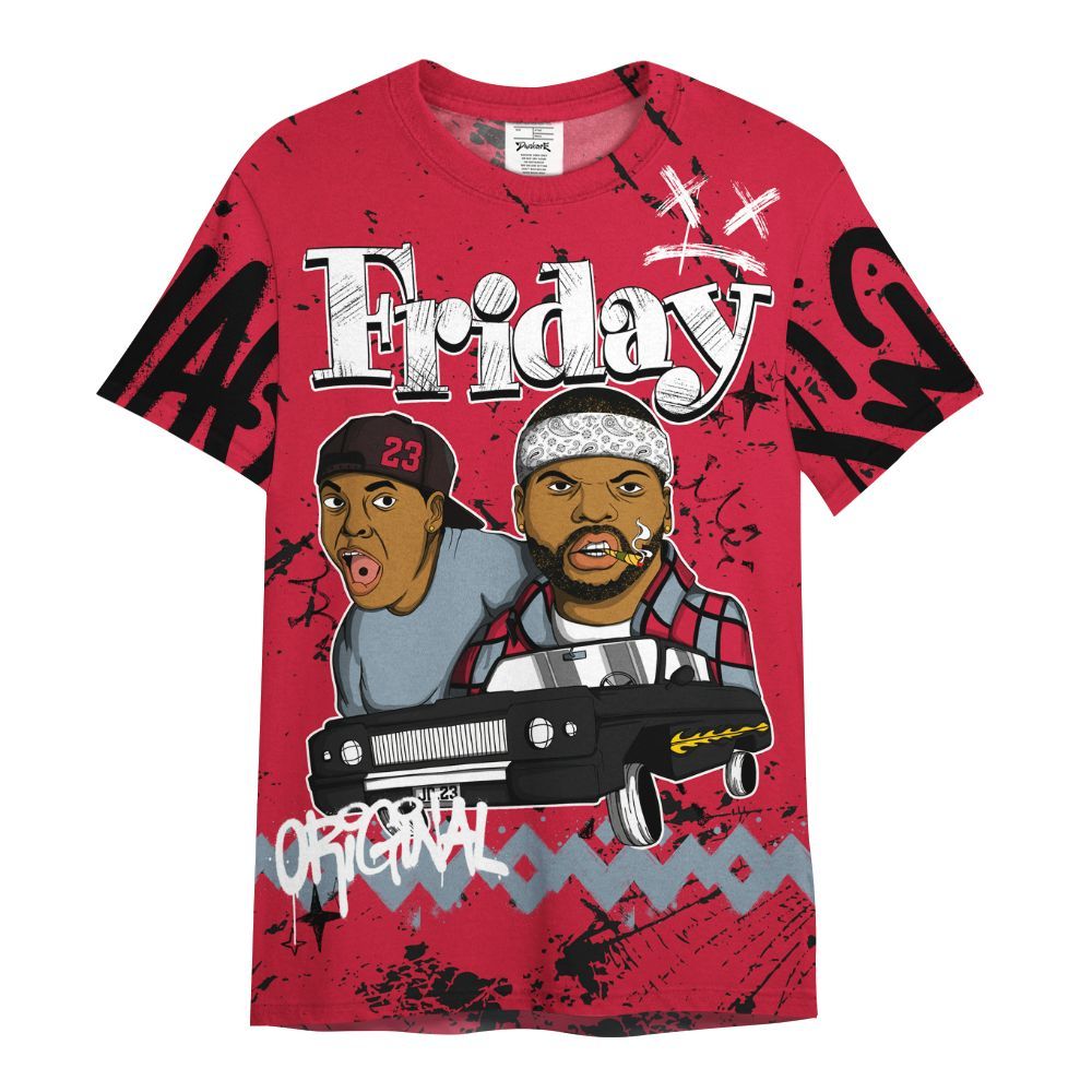 Shirt To Match Retro Infrared Salesman 6s - Friday Sneaker Crayon All Over Print