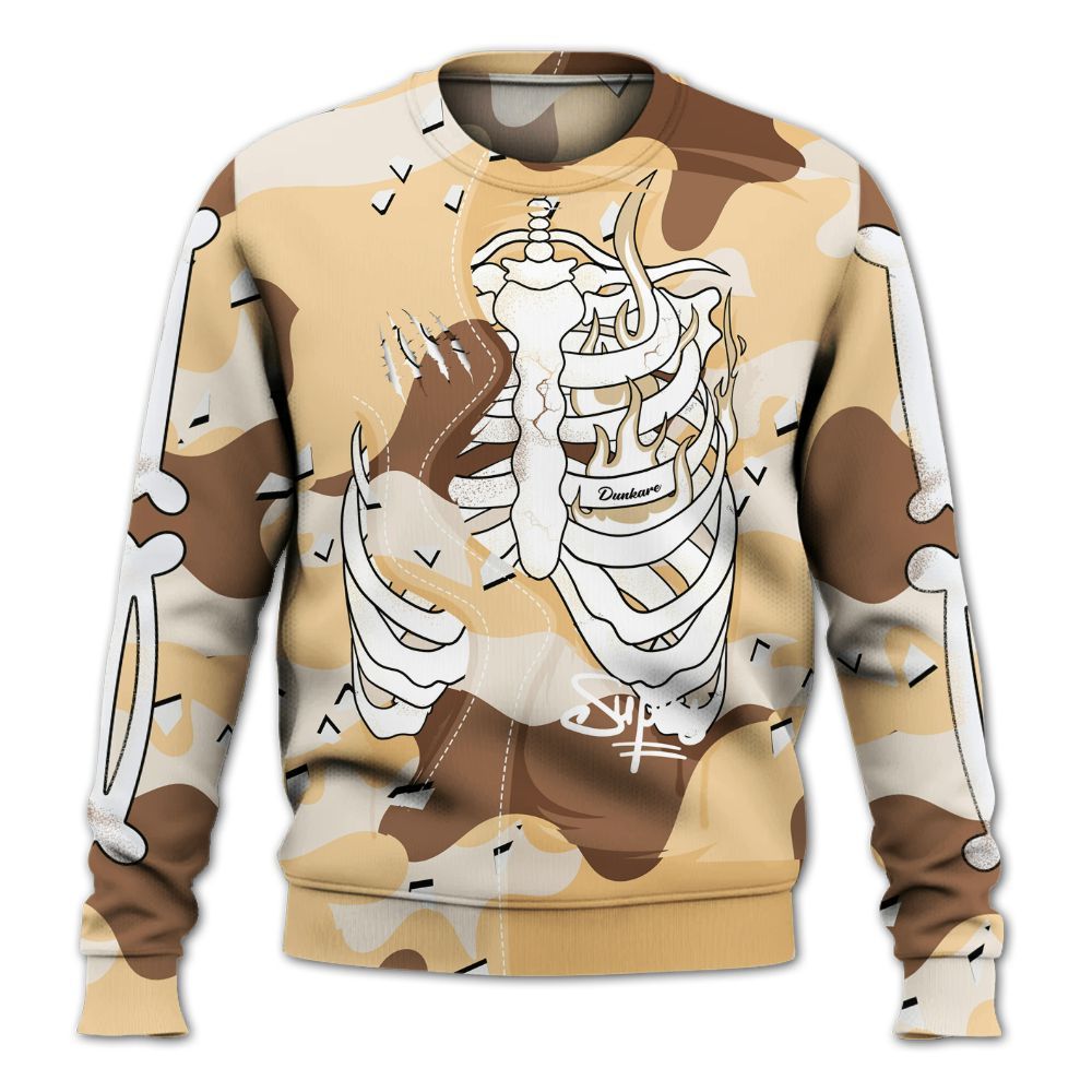 Sweatshirt To Match Desert Camo 3s - It's The Kick For Me All Over Print