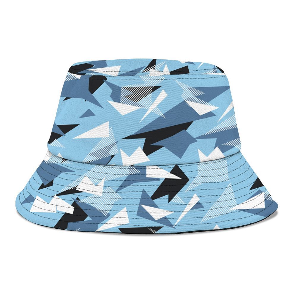 Bucket Hat To Match Legend Blue 11s - Geometric Abstract Graphic