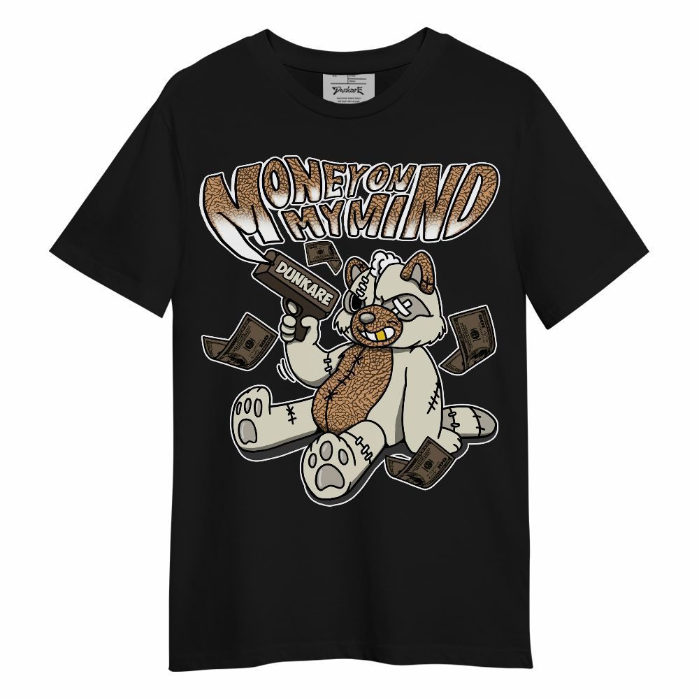 Shirt To Match Orewood Brown 3s - Money On My Mind Raccoon Unisex Shirt