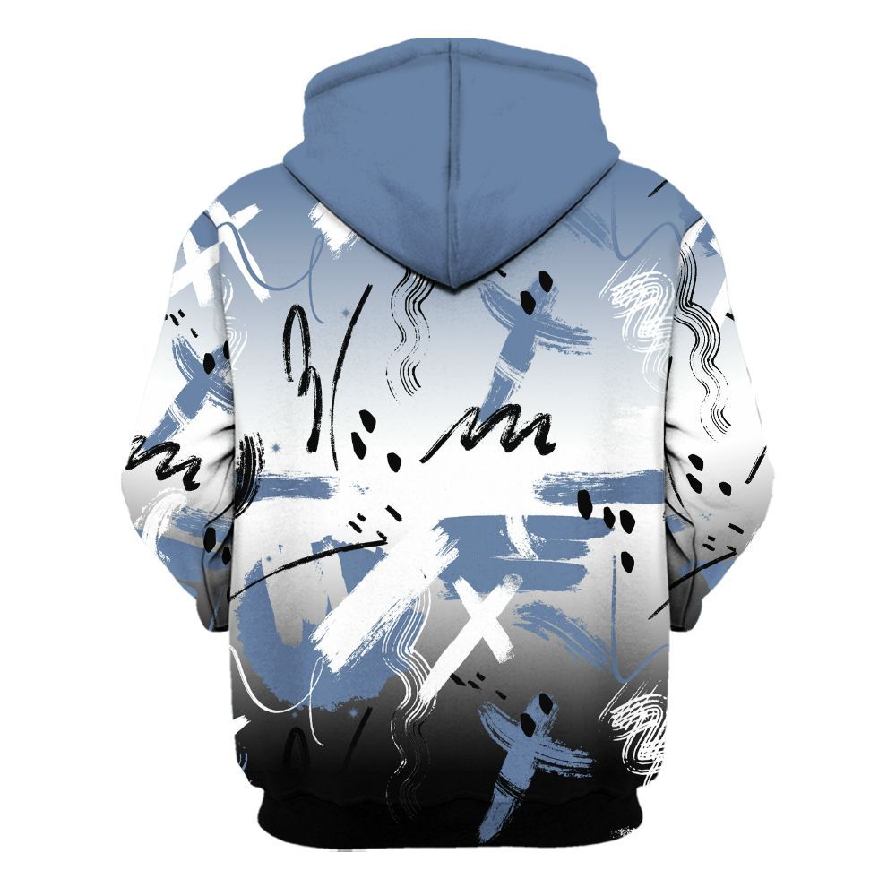 Hoodie To Match Mid Space Jam 1s - Money Hustle Grind Pray All Over Print