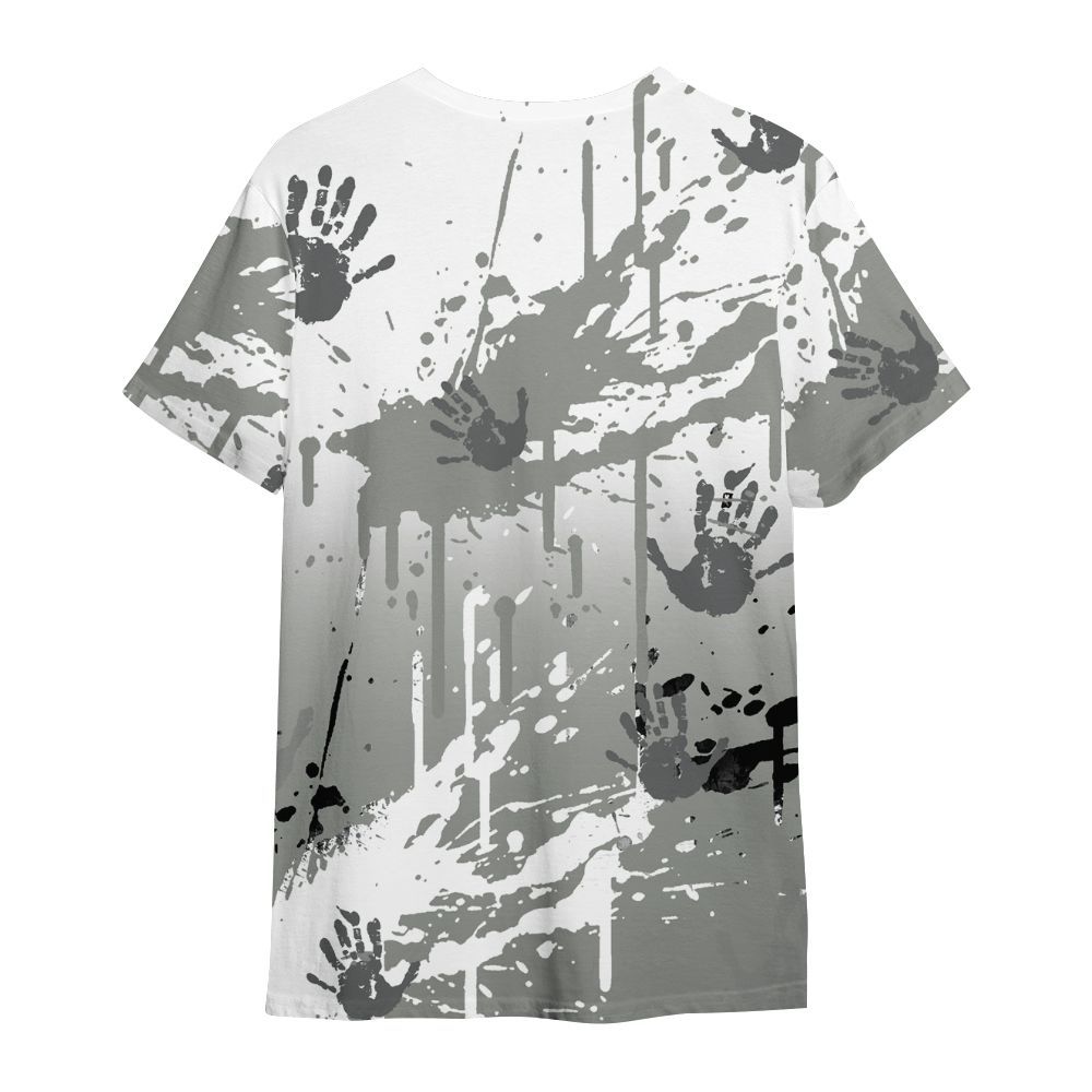 Shirt To Match Paris Cement Grey 4s - Loser Lover Drip Heart All Over Print