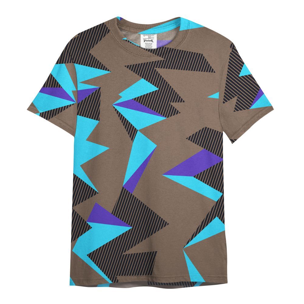 Shirt To Match Olive Concord 9s - Geometric Camouflage Pattern All Over Print