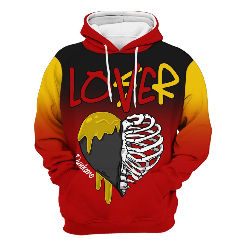 Hoodie To Match Low Lucky Cat 1s - Loser Lover Dripping All Over Print