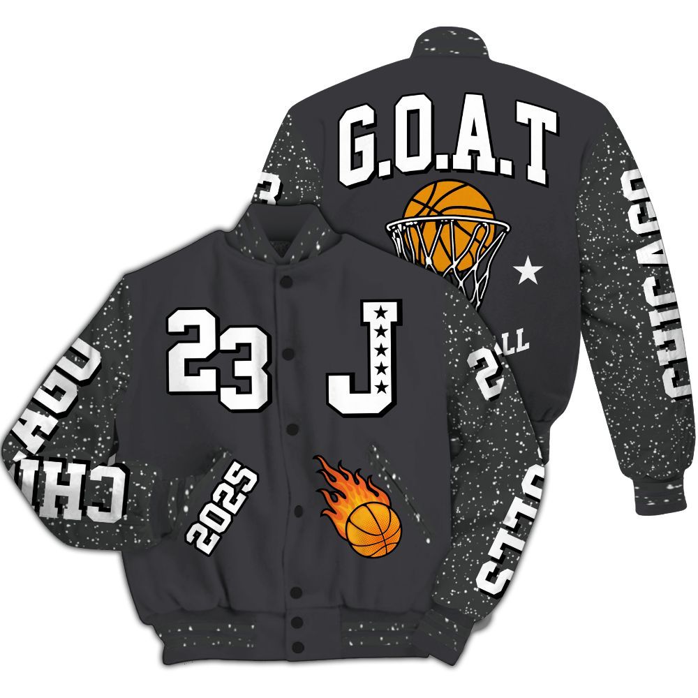 Varsity Jacket To Match Fear 4s - Chicago 23 Basketball All Over Print