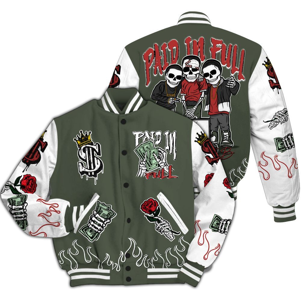 Varsity Jacket To Match Air Force 1 Low Year Of The Snake Varsity Jacket, Everybody Paid In All Over Print