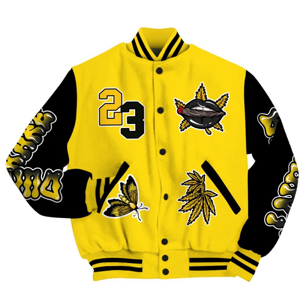 Varsity Jacket To Match Retro Thunder 4s - Bluntz Unique All Over Print