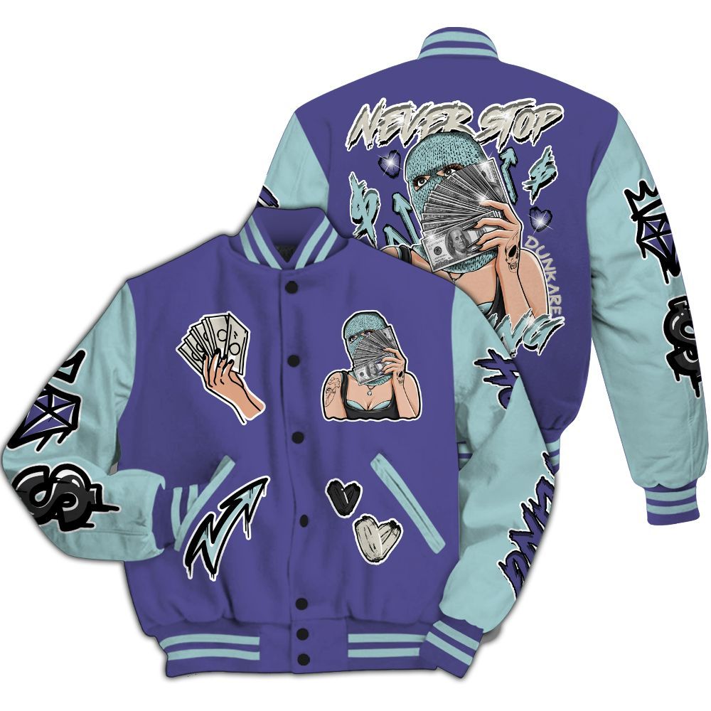 Varsity Jacket To Match Air Ship PE Hornets - Hustling Unique All Over Print
