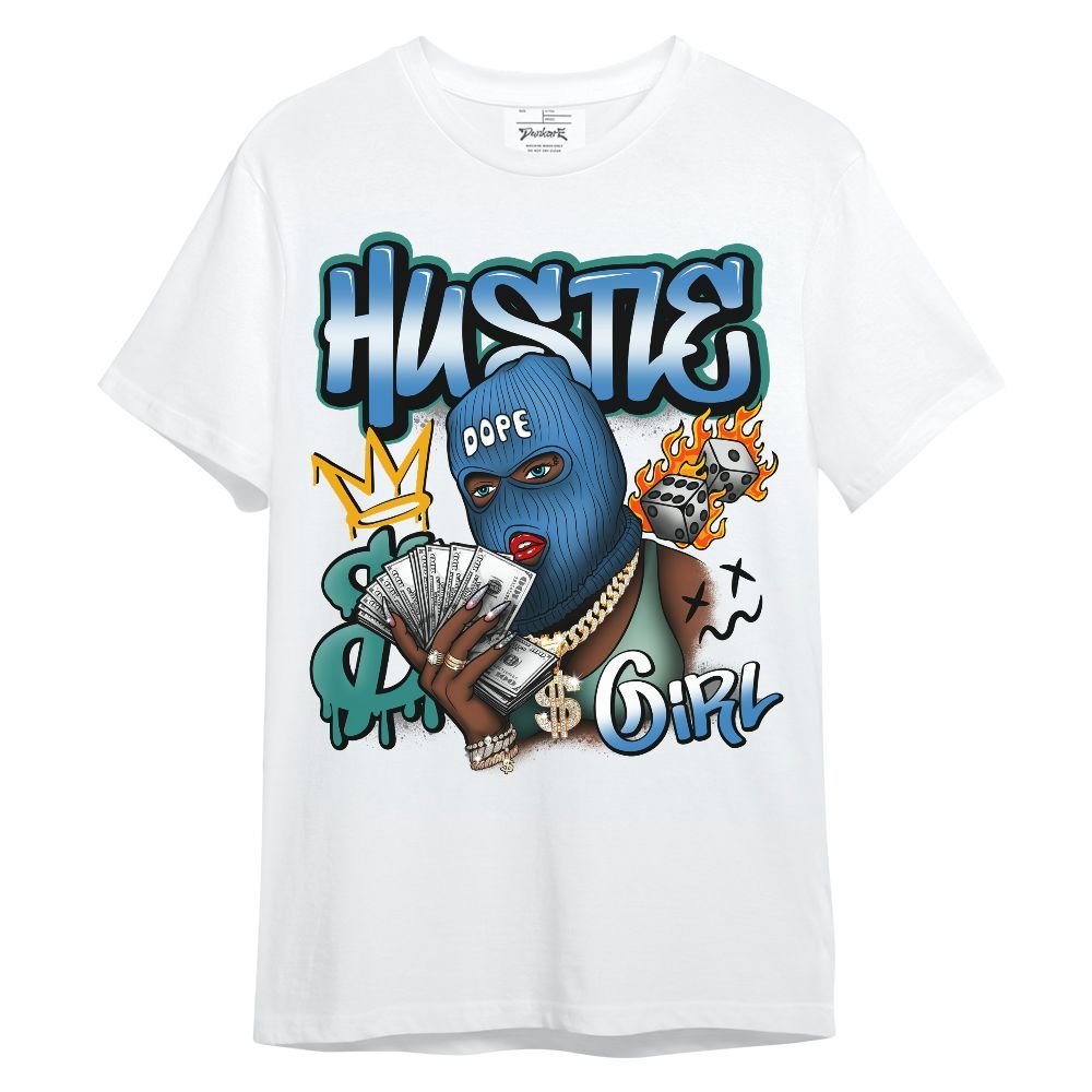 Shirt To Match Low Carolina 17s - Money Hustles Girl Streetwear Unisex Shirt