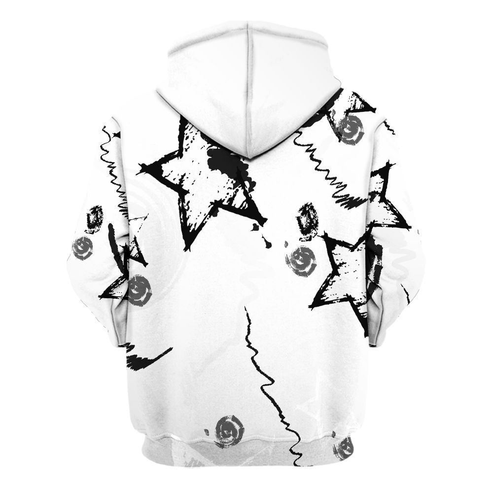 Hoodie To Match Low Black Pack 14s - Grind Shine Later Drip All Over Print