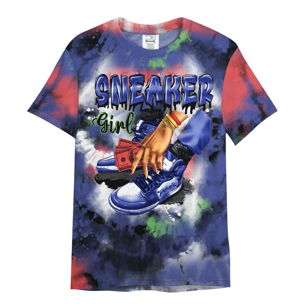 Shirt To Match KD 4 Nerf - SNEAKER Girl Money Drip Tie Dye All Over Print