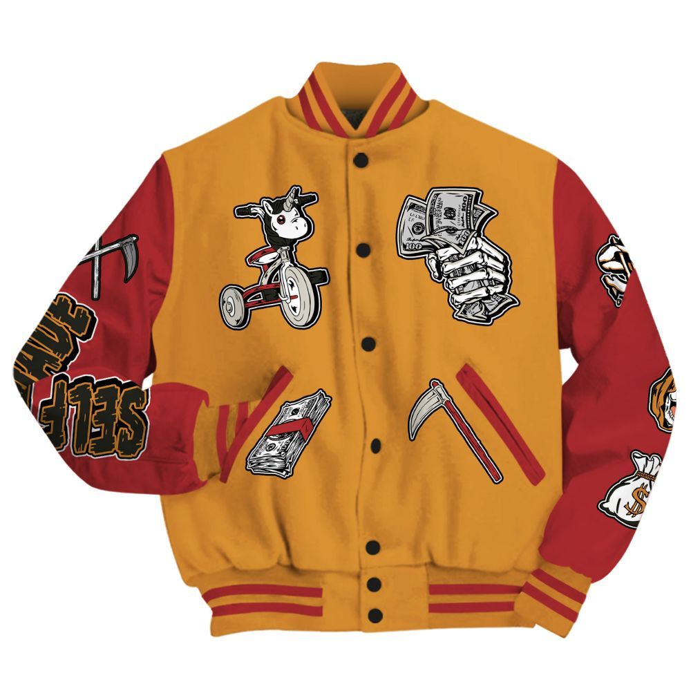 Varsity Jacket To Match Air Max Plus Sunset Swarovski - Self Make Skeleton All Over Print