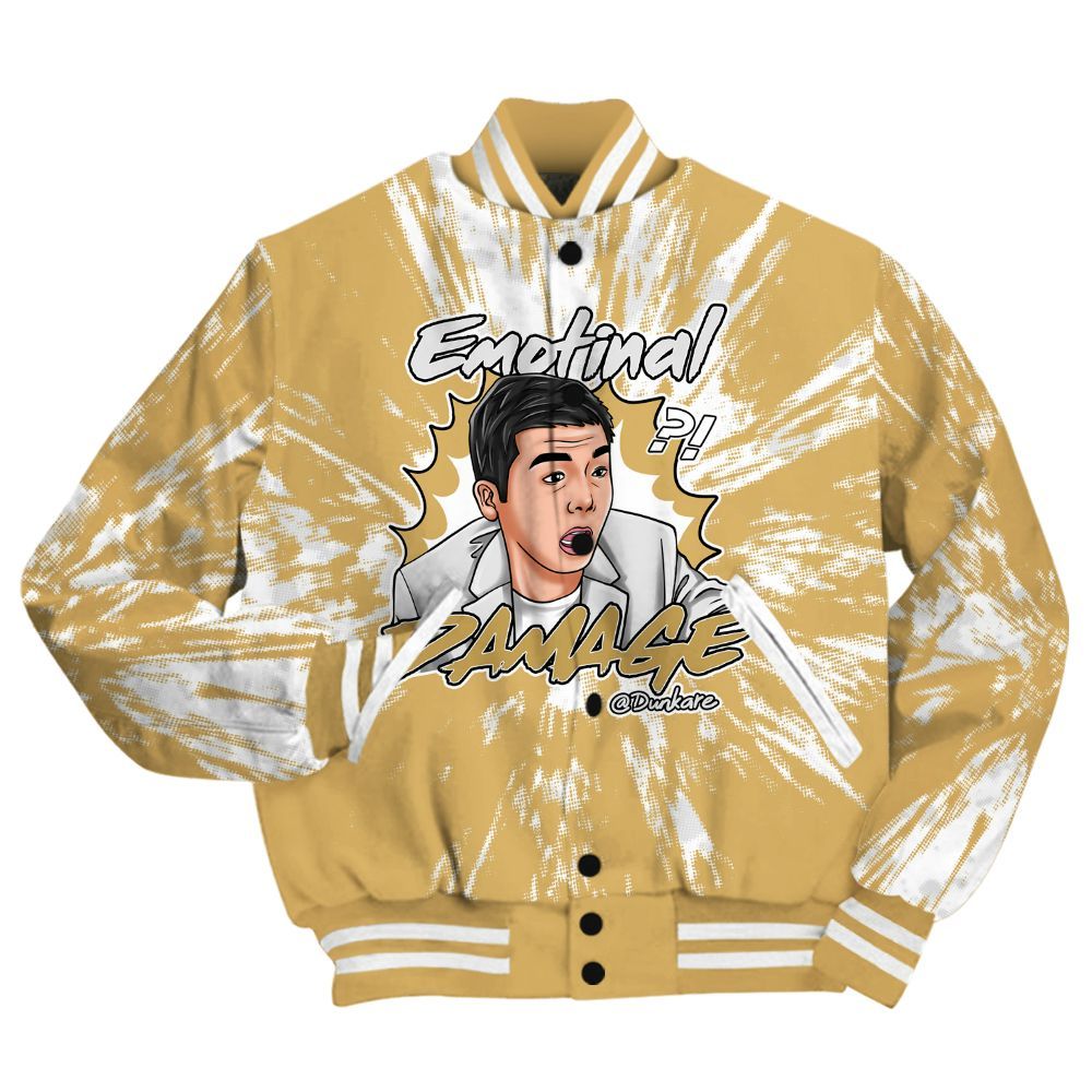 Varsity Jacket To Match Craft Paris 6s Shirt - Damaged Meme Shirt Unisex Outfit All Over Print