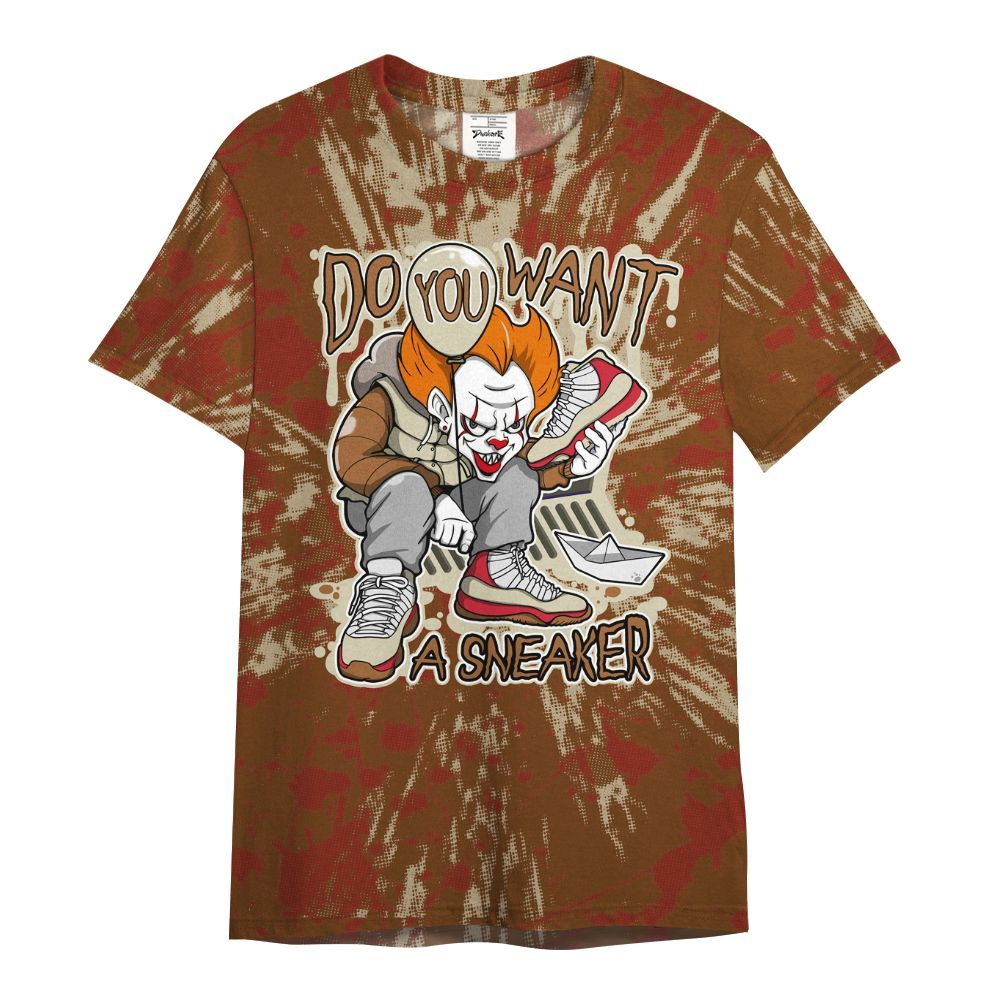 Shirt To Match Archaeo Brown 5s - Clown Scary Sneakers Graphic Halloween All Over Print