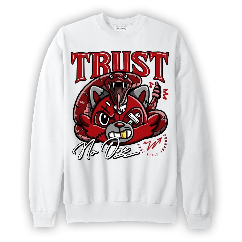 Sweatshirt To match Red Taxi 12s Sweatshirt - Trust No Raccoon Graphic 1805 DNY