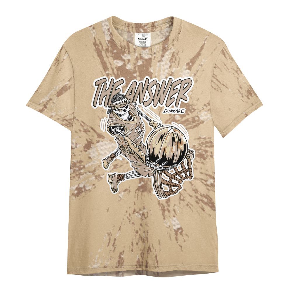 Shirt To Match Desert Camo 3s - The Answer Skeleton Luxury All Over Print