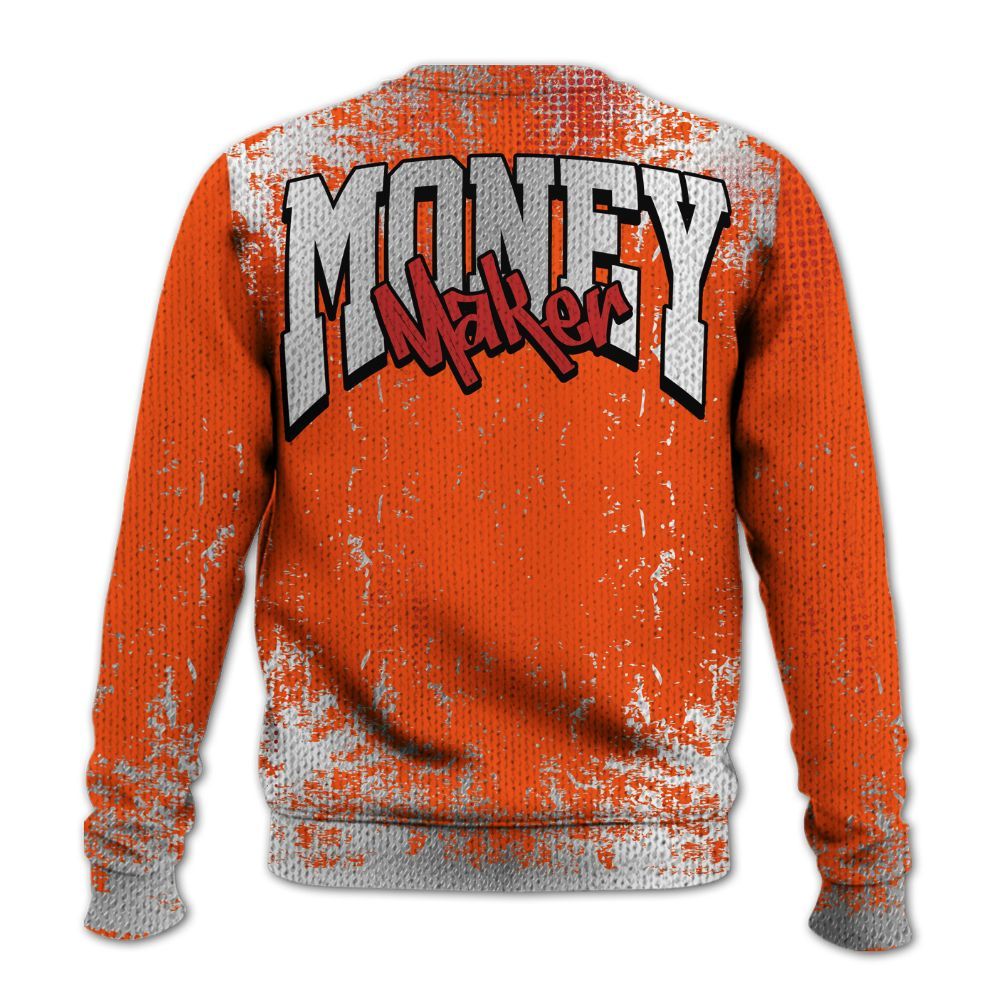 Sweater To Match Kobe 6 Protro Total Orange - Move In Silence Money Street Retro Graphic