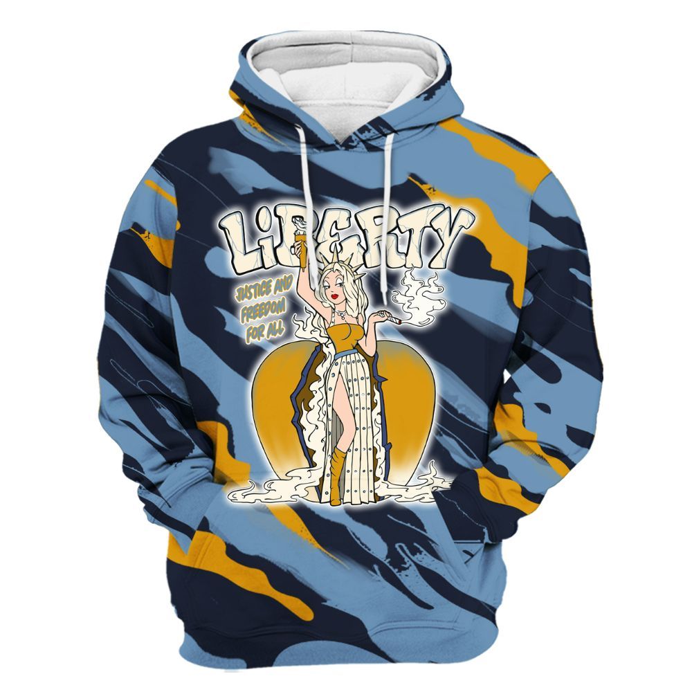 Hoodie To Match High OG First In Flight 1s - Midwest Cartoon Colored All Over Print
