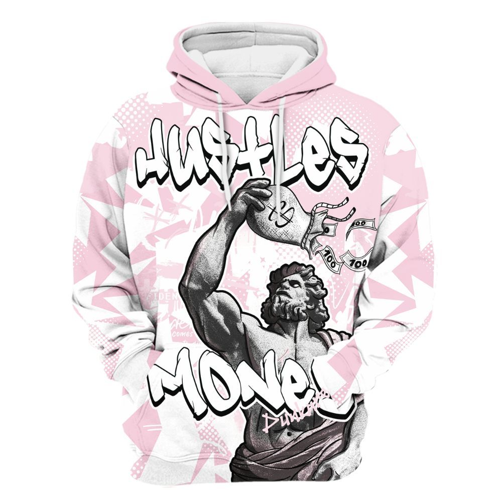 Hoodie To Match Orchid 4s - Huslte Money Retro All Over Print