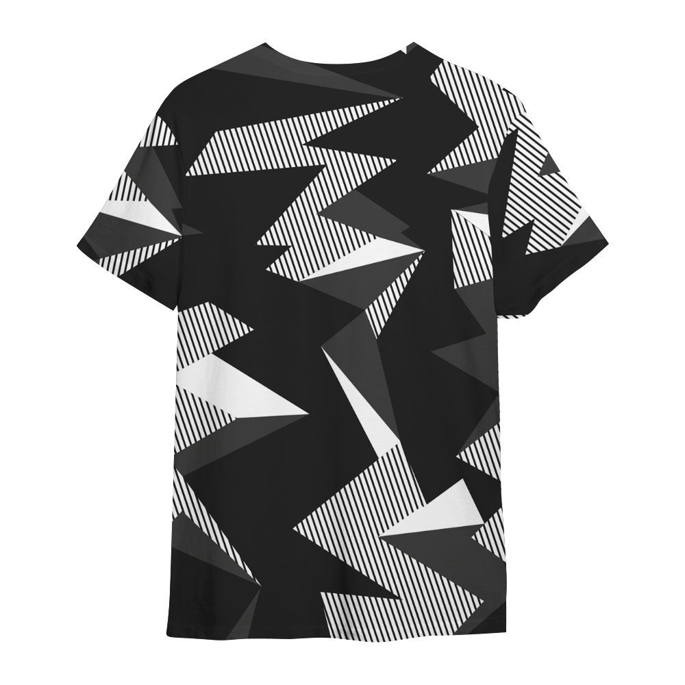Shirt To Match Black Cat NET 4s - Geometric Camouflage Pattern All Over Print