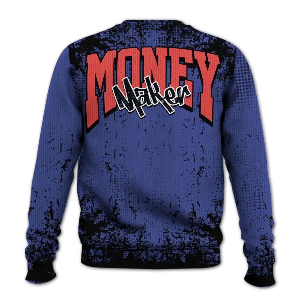 Knitted Sweater To Match KD 4 Nerf - Move In Silence Money Street Retro