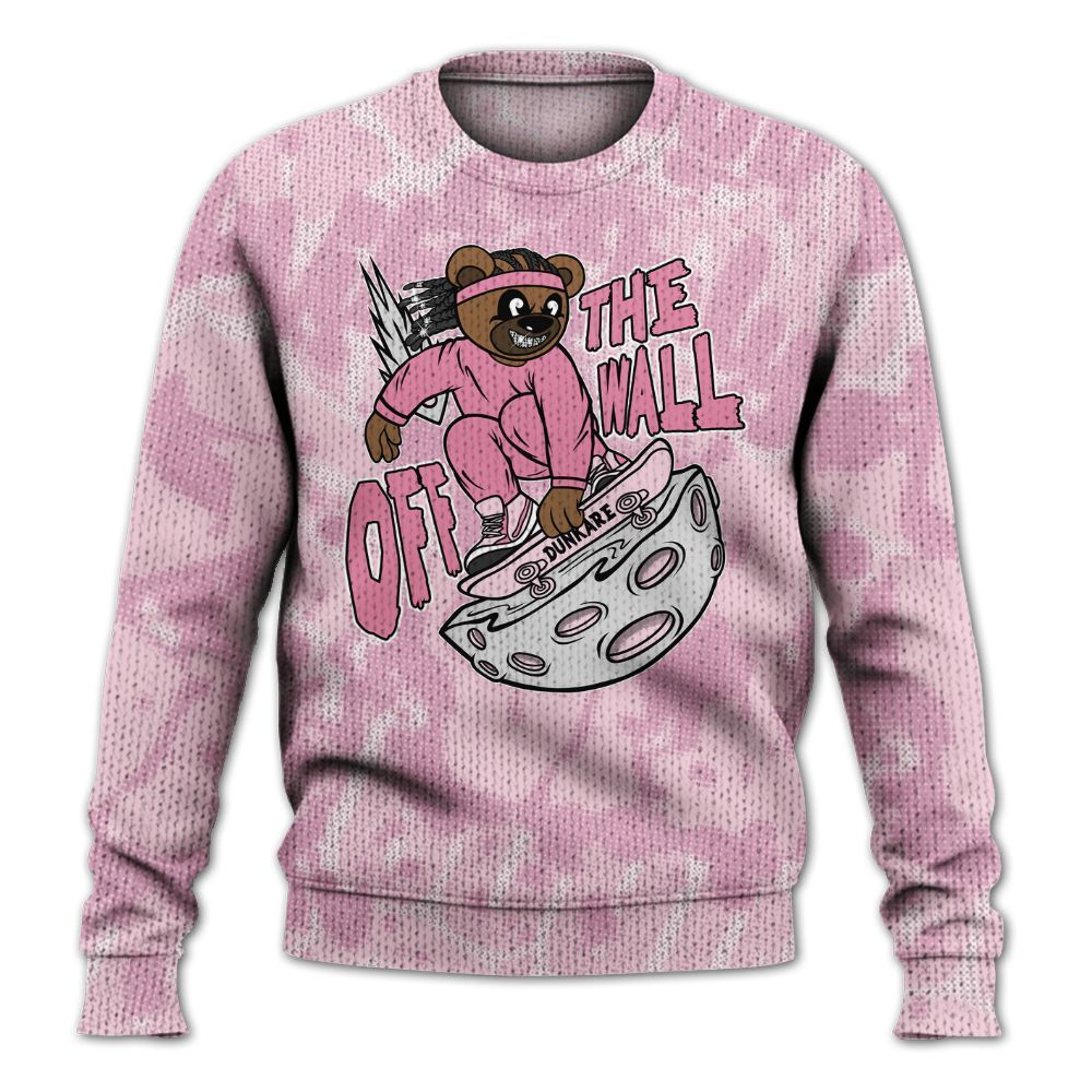 Knitted Sweater To Match Orchid 4s - Quirky Bear Street