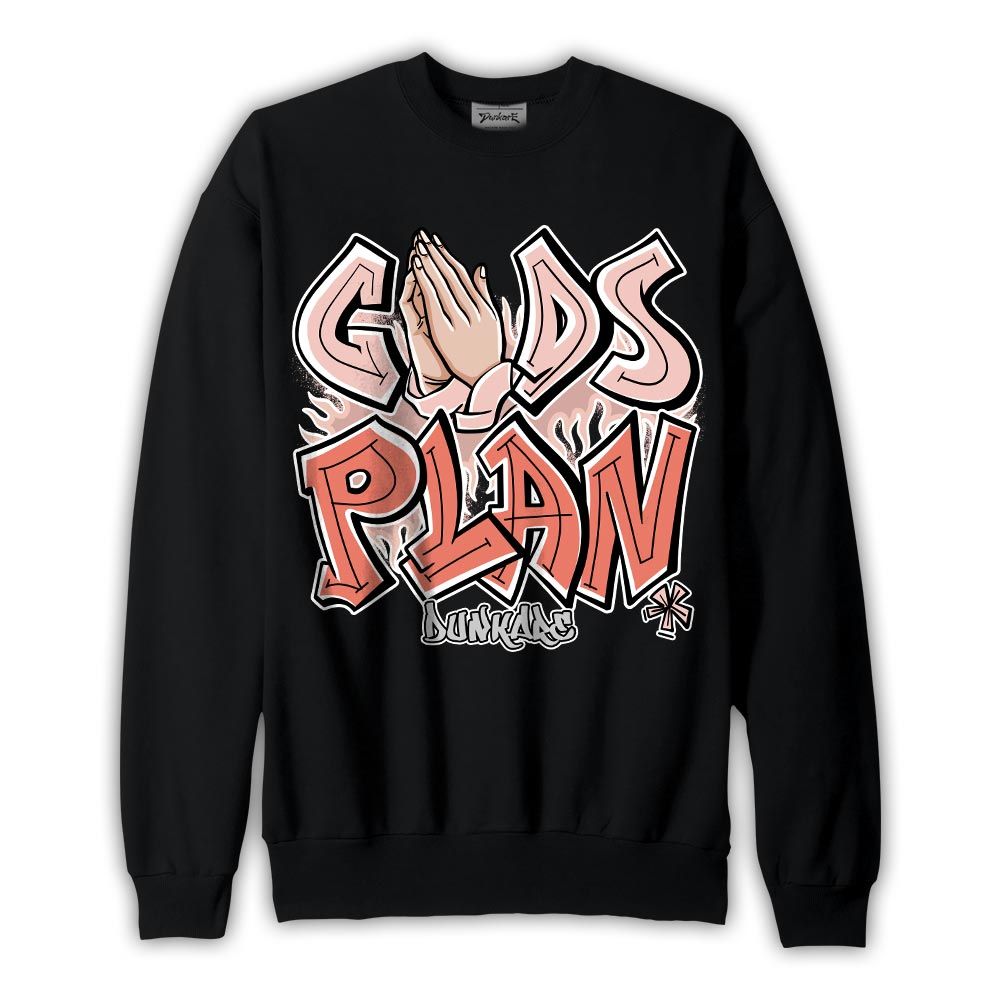 Sweatshirt To match Legend Pink 11s Sweatshirt - Gods Plan Graffiti Graphic