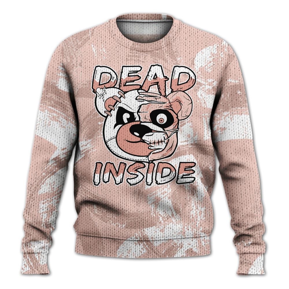 Knitted Sweater To Match Low Legend Pink 11s - Lifeless Bear Circle Slpash