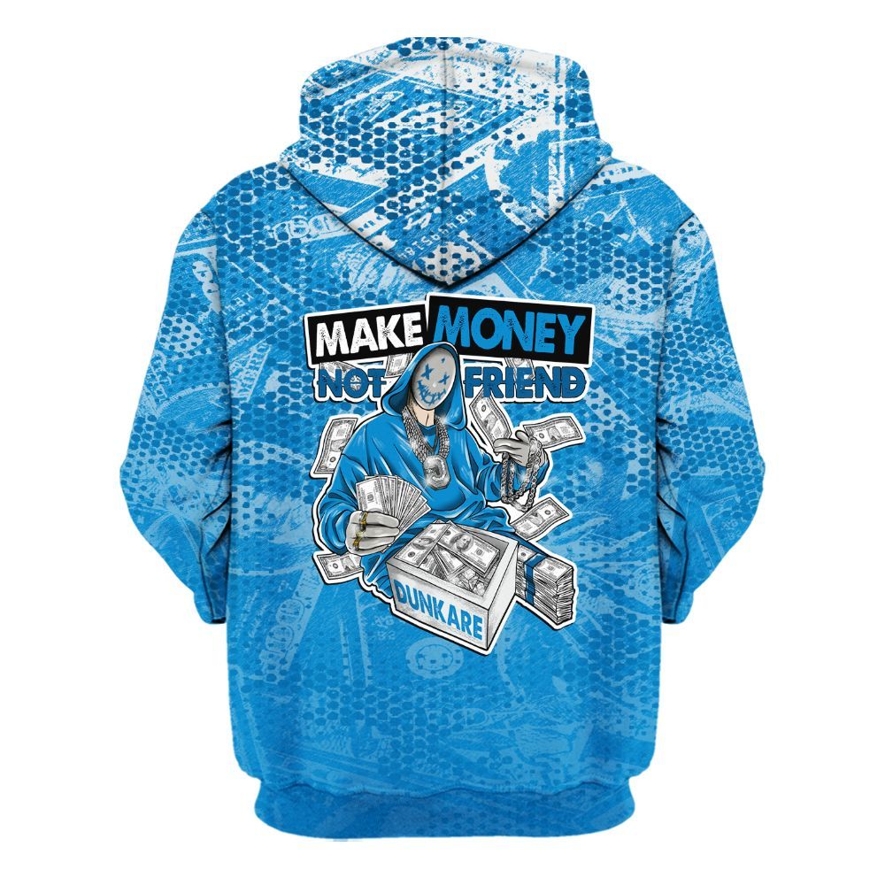 Hoodie To Match Industrial Blue 4s - Make Moneys Unique All Over Print